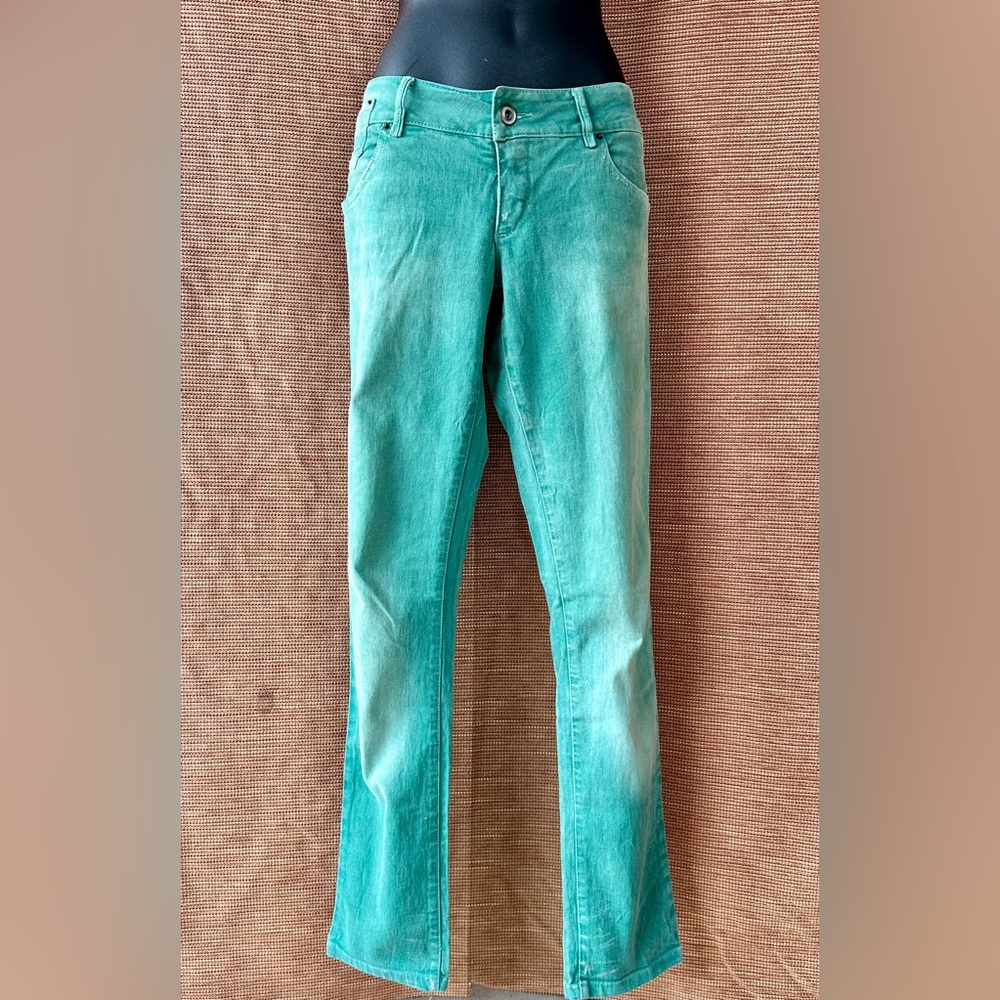 Women's Green Jeans